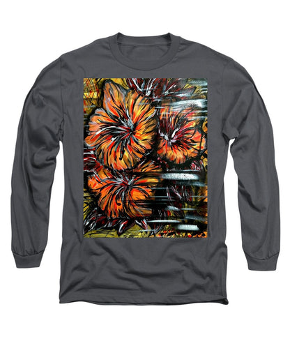Abstract Lillies - Long Sleeve T-Shirt