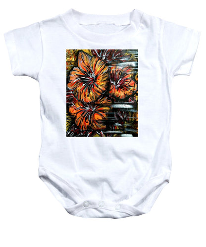 Abstract Lillies - Baby Onesie