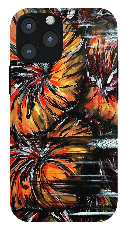 Abstract Lillies - Phone Case