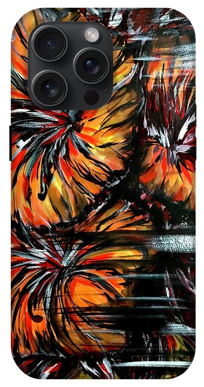 Abstract Lillies - Phone Case