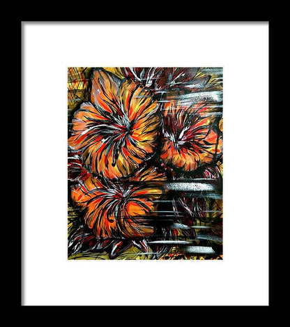 Abstract Lillies - Framed Print