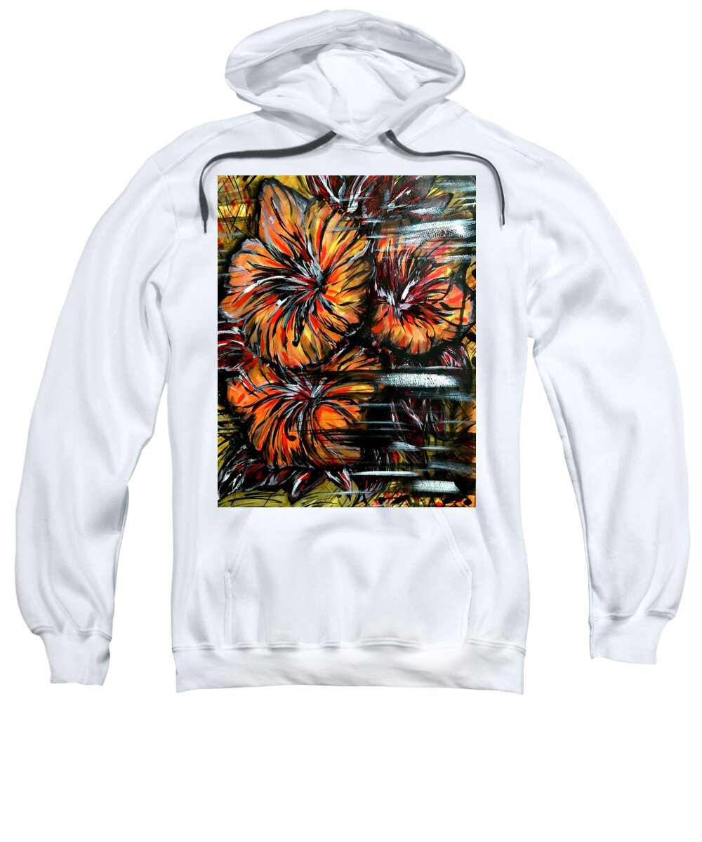 Abstract Lillies - Sweatshirt