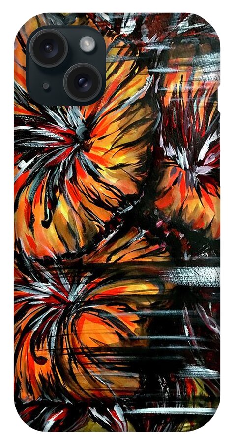 Abstract Lillies - Phone Case