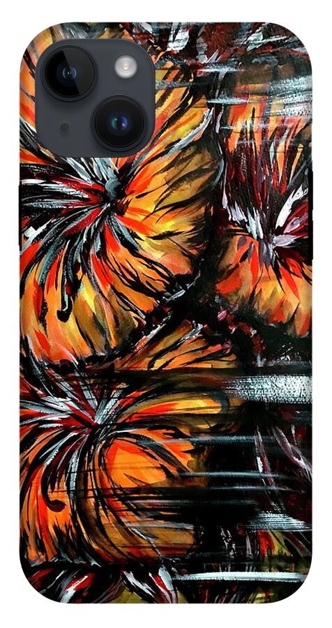 Abstract Lillies - Phone Case