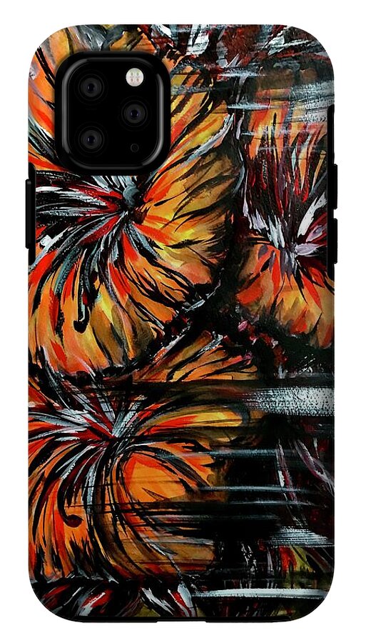 Abstract Lillies - Phone Case