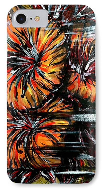Abstract Lillies - Phone Case