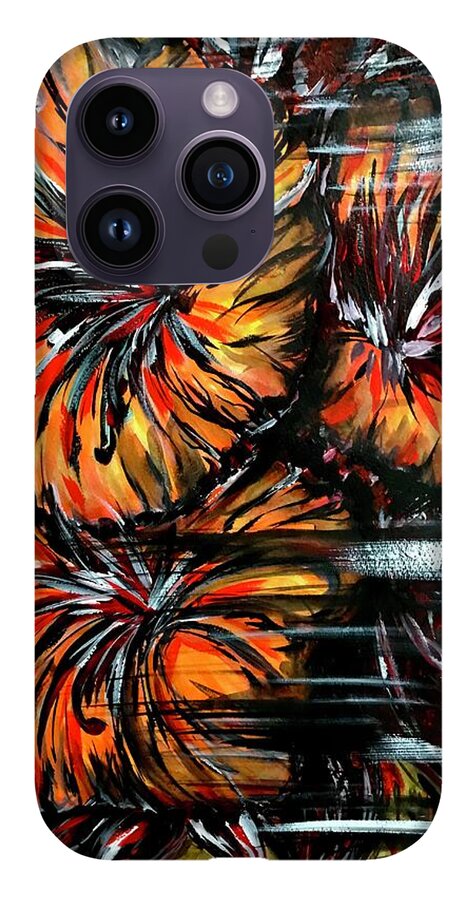 Abstract Lillies - Phone Case
