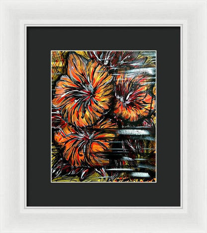 Abstract Lillies - Framed Print