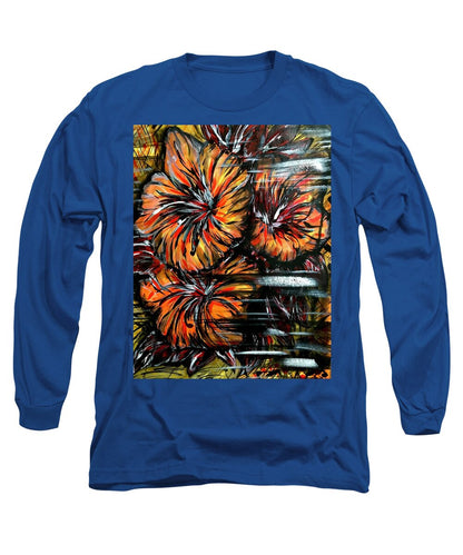 Abstract Lillies - Long Sleeve T-Shirt