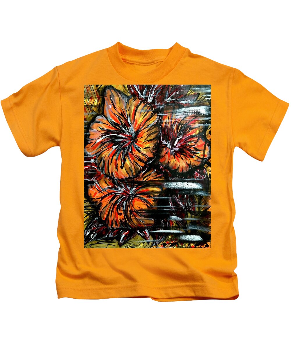 Abstract Lillies - Kids T-Shirt