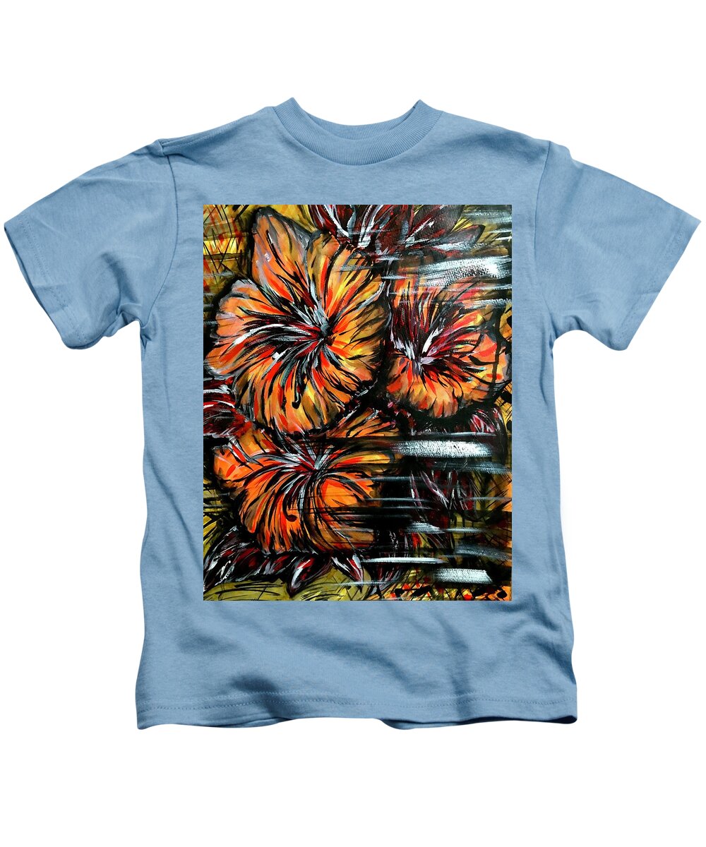 Abstract Lillies - Kids T-Shirt