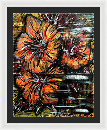 Abstract Lillies - Framed Print