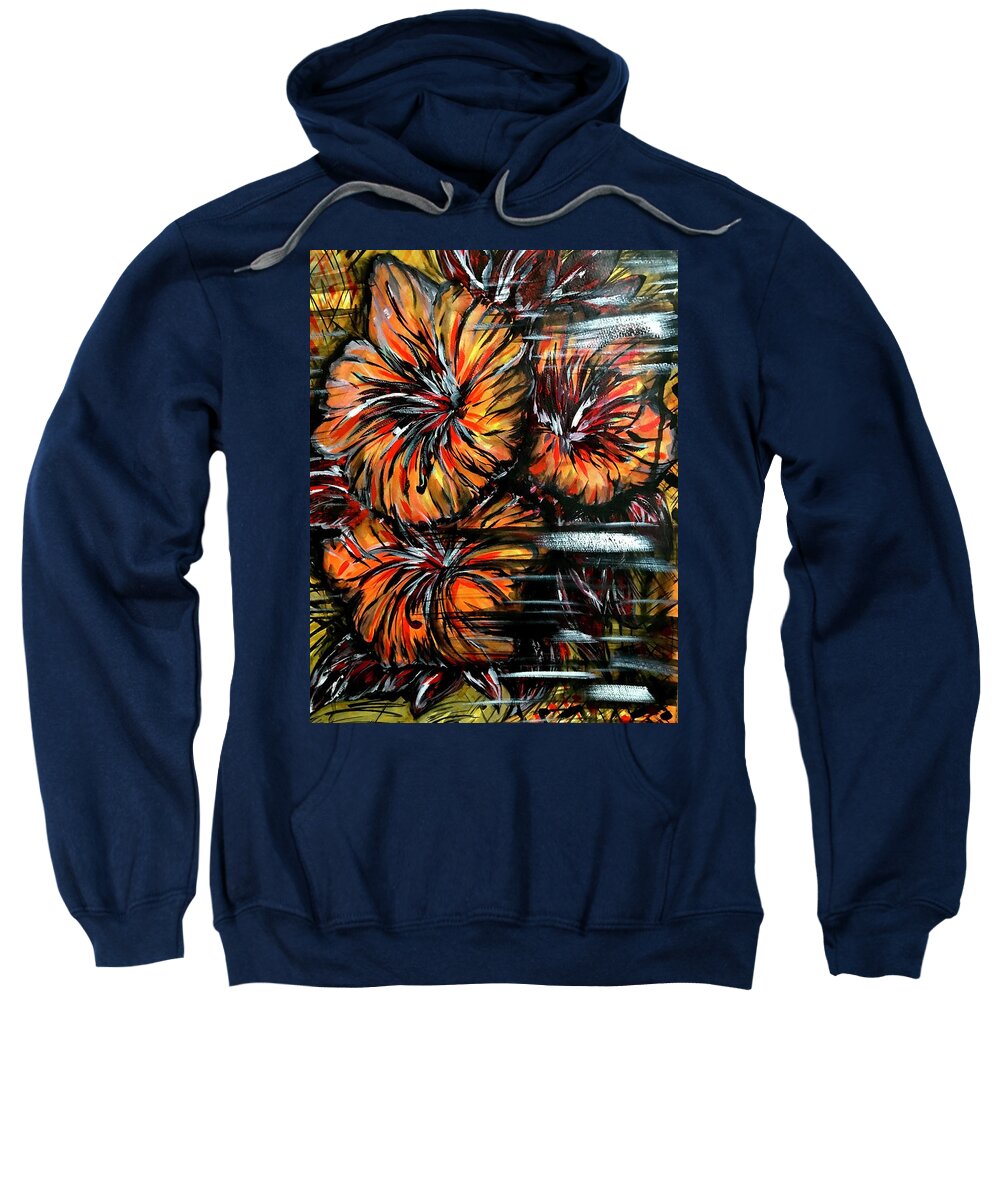 Abstract Lillies - Sweatshirt