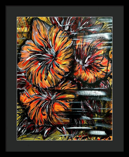 Abstract Lillies - Framed Print
