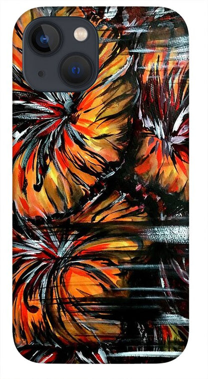Abstract Lillies - Phone Case