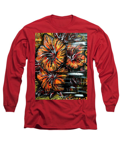 Abstract Lillies - Long Sleeve T-Shirt