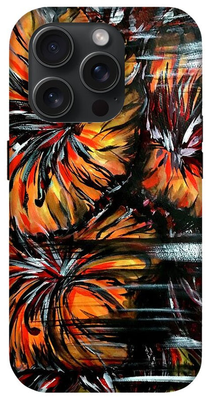 Abstract Lillies - Phone Case