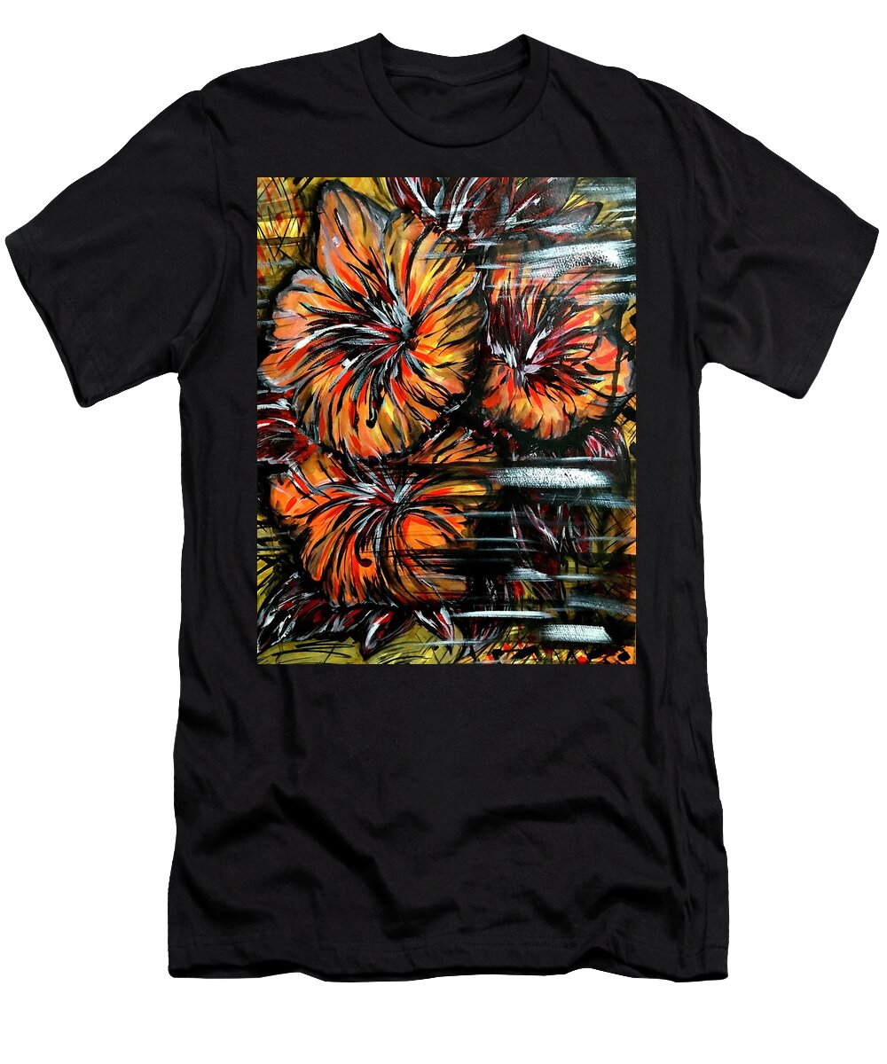 Abstract Lillies - T-Shirt