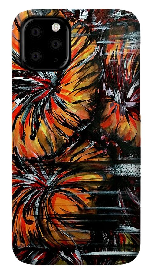 Abstract Lillies - Phone Case