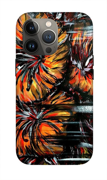 Abstract Lillies - Phone Case