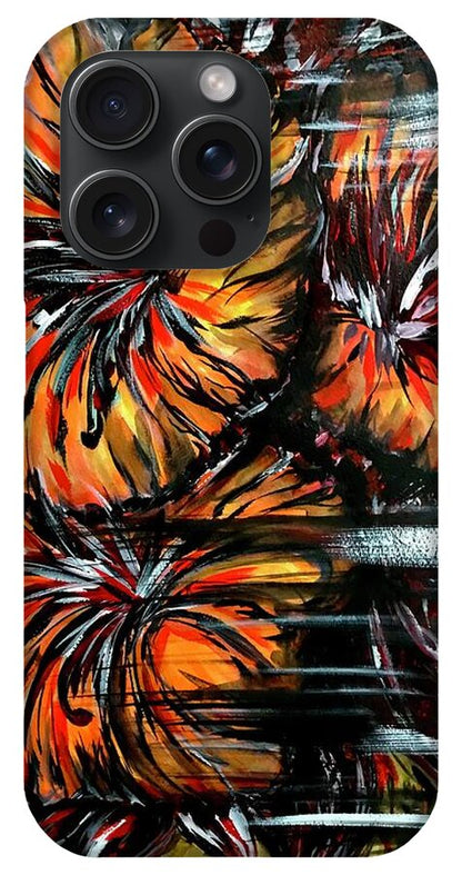 Abstract Lillies - Phone Case