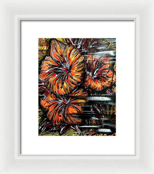 Abstract Lillies - Framed Print
