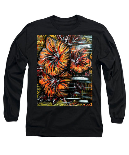 Abstract Lillies - Long Sleeve T-Shirt