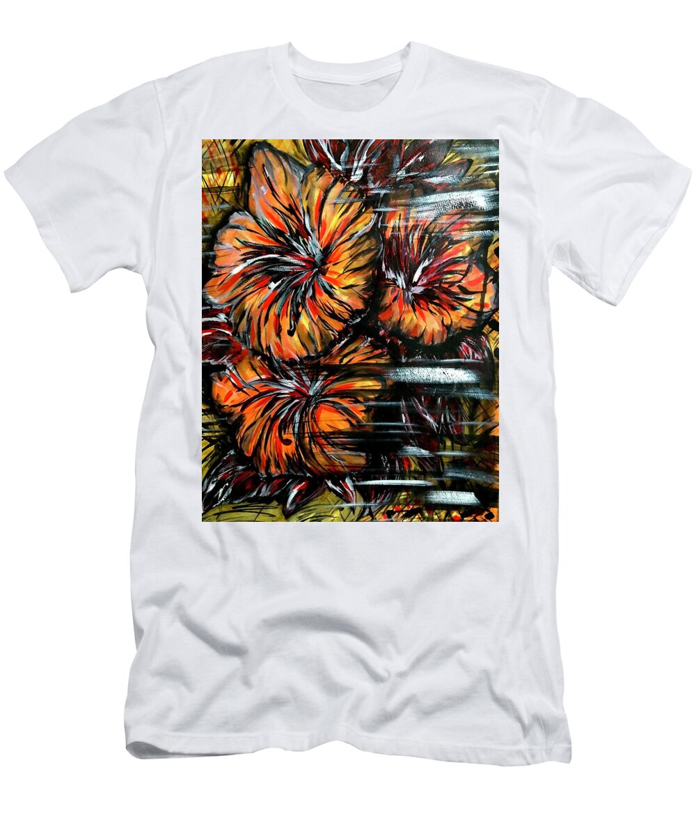 Abstract Lillies - T-Shirt