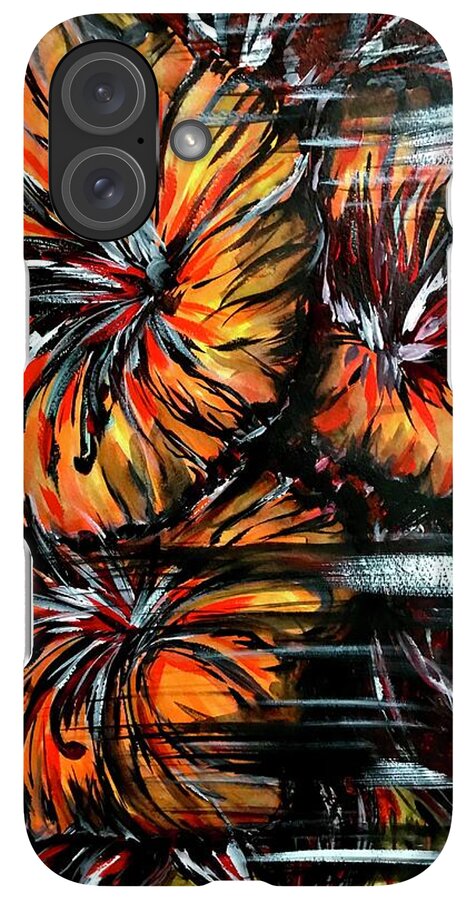 Abstract Lillies - Phone Case