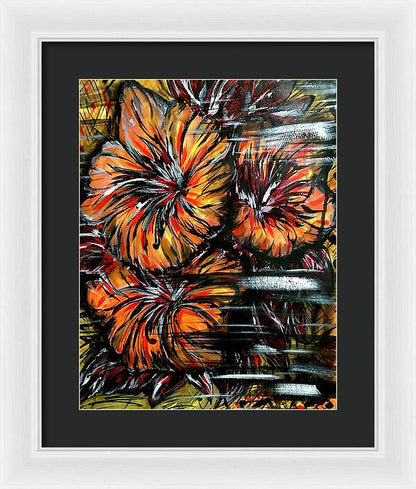 Abstract Lillies - Framed Print