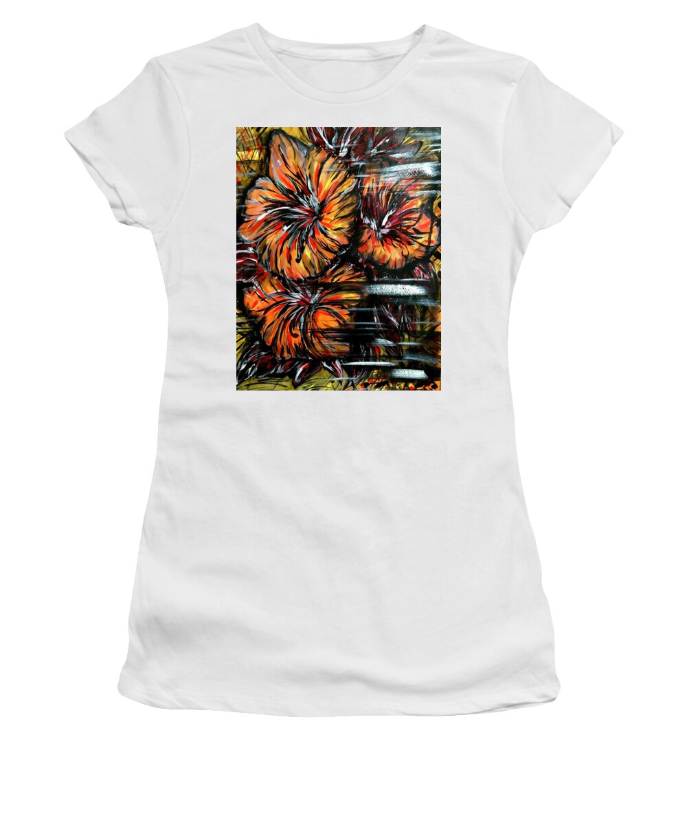 Abstract Lillies - Women's T-Shirt