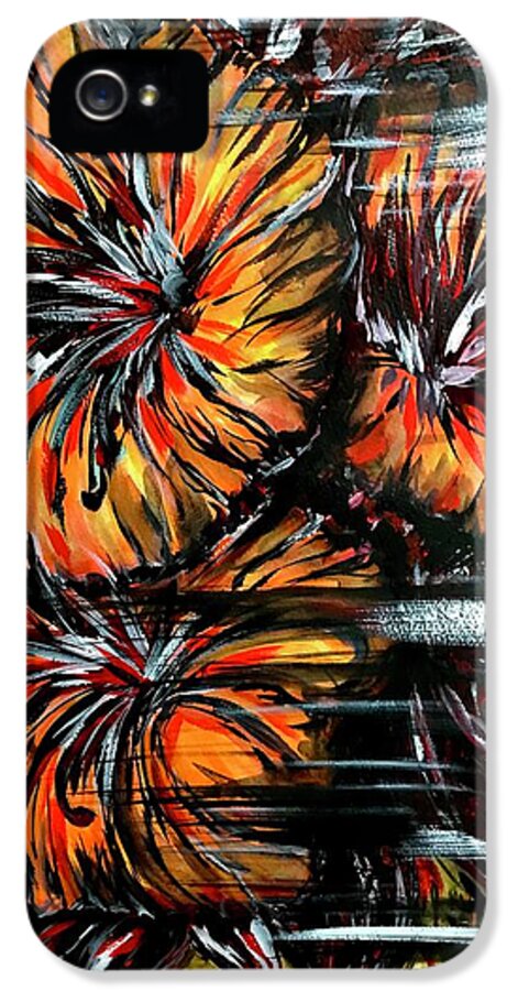 Abstract Lillies - Phone Case