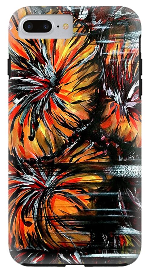 Abstract Lillies - Phone Case