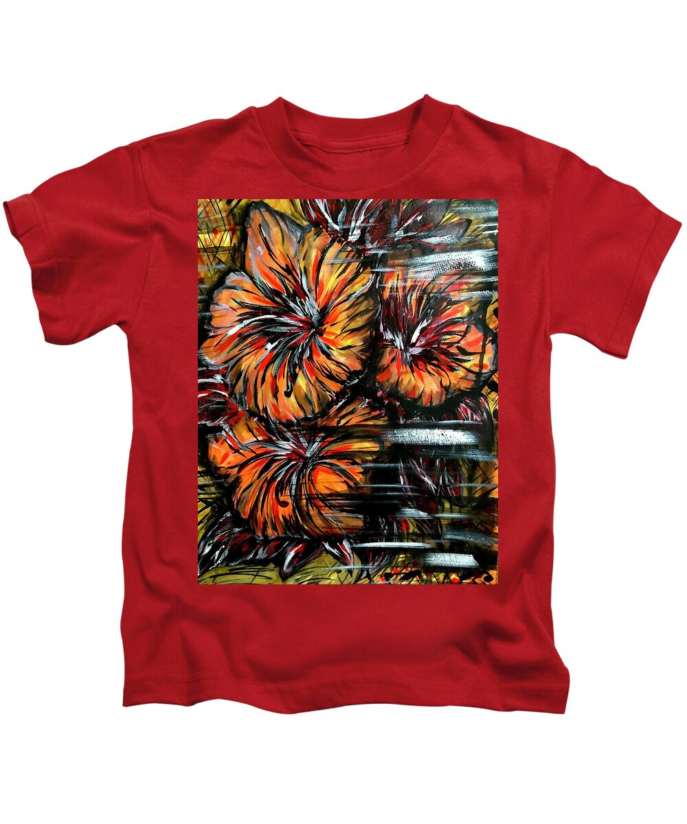 Abstract Lillies - Kids T-Shirt