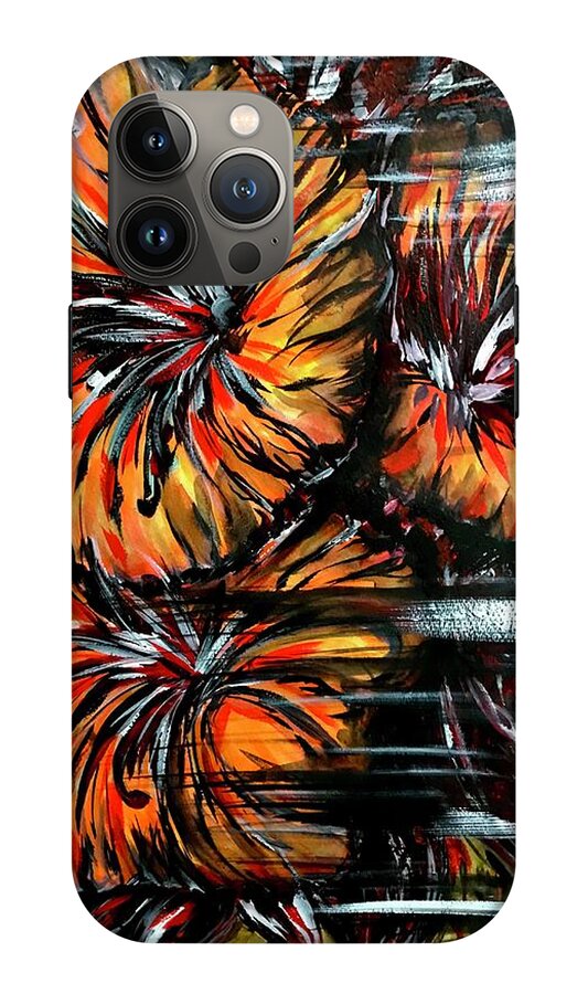 Abstract Lillies - Phone Case