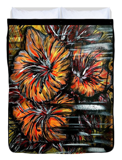 Abstract Lillies - Duvet Cover
