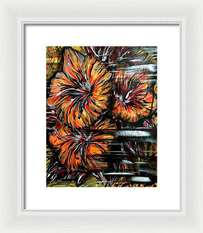 Abstract Lillies - Framed Print