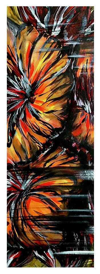 Abstract Lillies - Yoga Mat