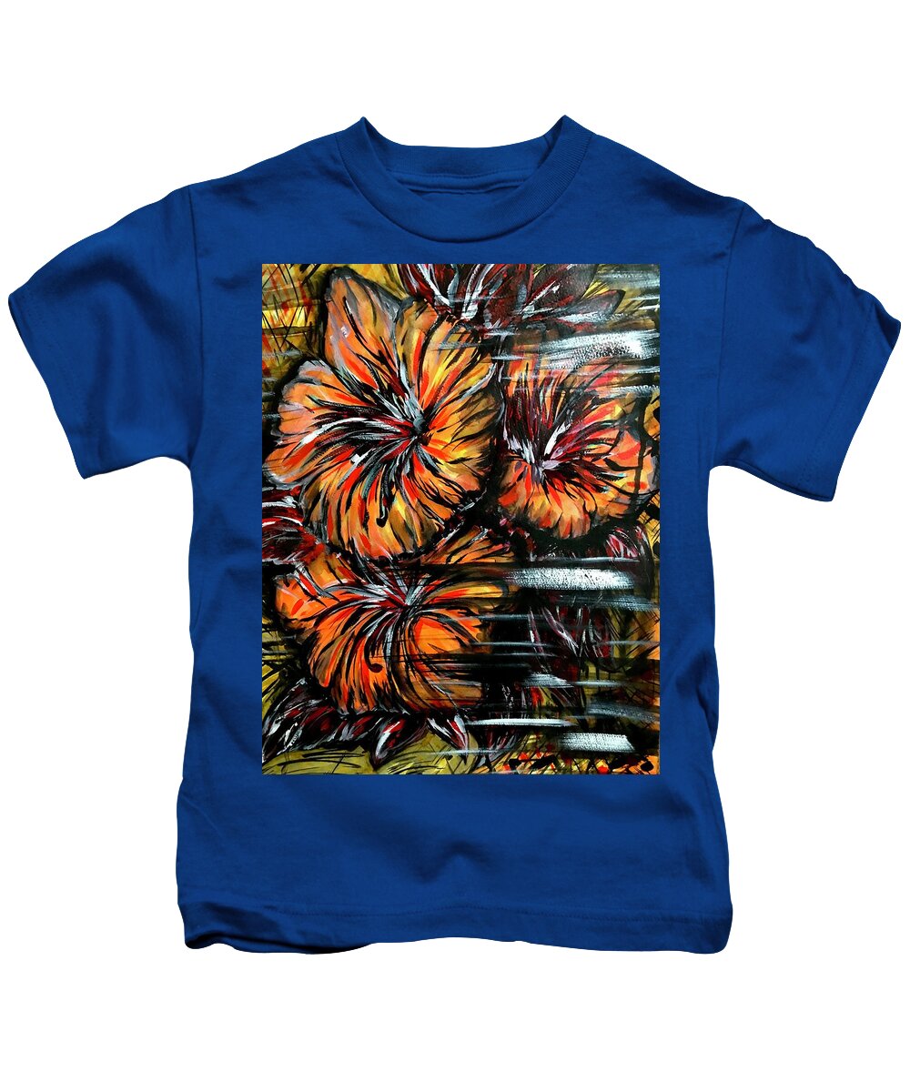 Abstract Lillies - Kids T-Shirt