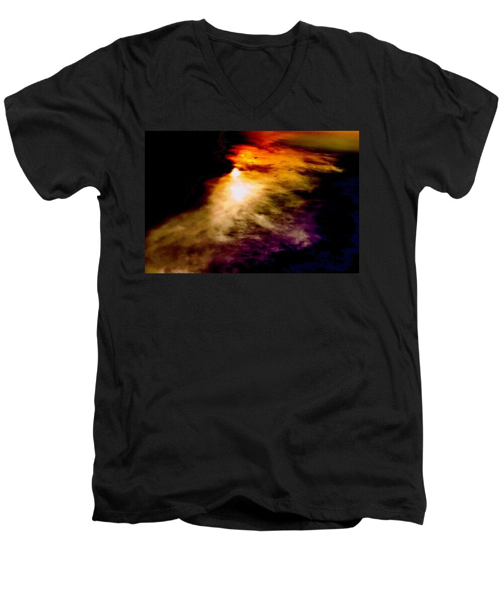 Abstract Sky - Men's V-Neck T-Shirt