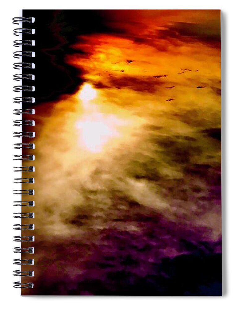 Abstract Sky - Spiral Notebook