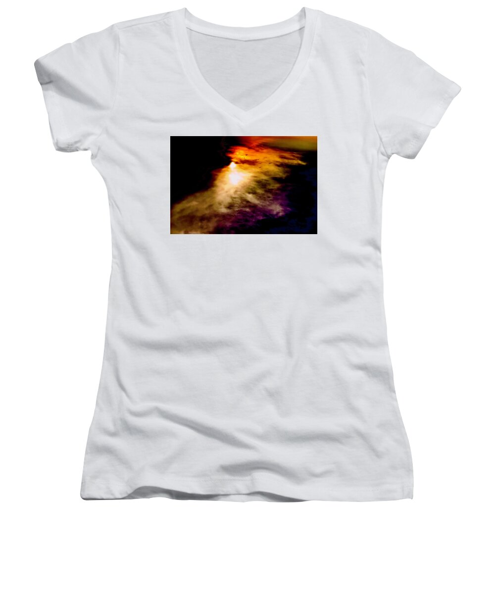 Abstract Sky - Women's V-Neck