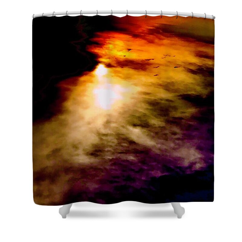 Abstract Sky - Shower Curtain