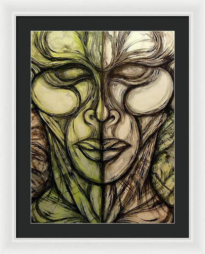 Alien Double - Framed Print