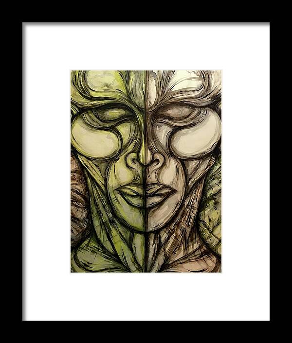 Alien Double - Framed Print
