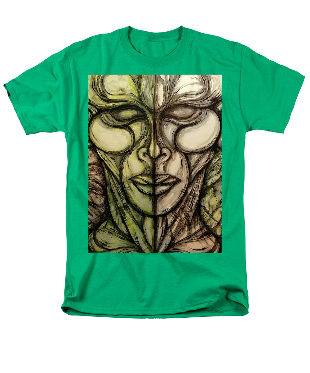 Alien Double - Men's T-Shirt  (Regular Fit)
