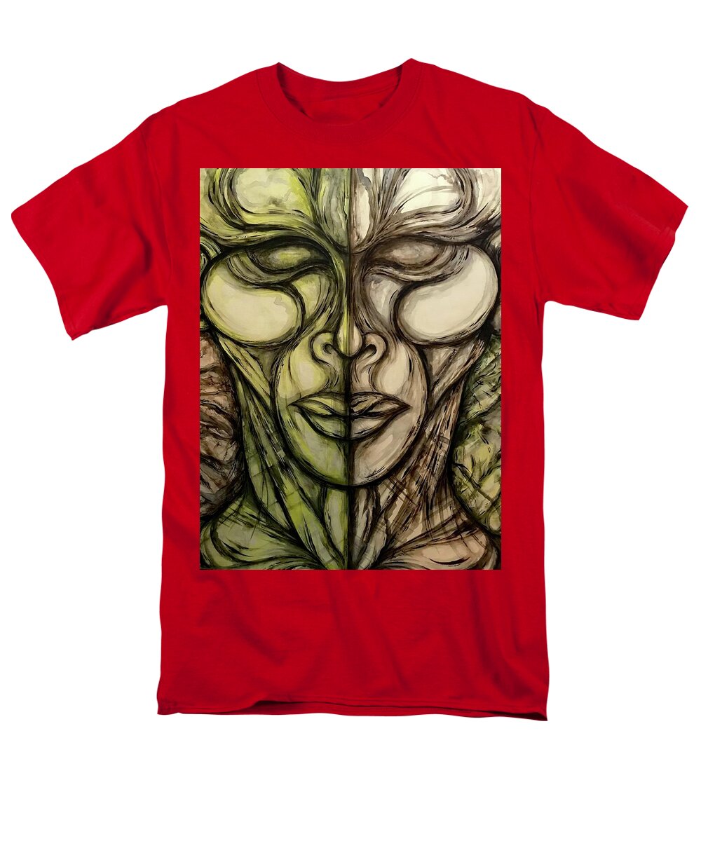 Alien Double - Men's T-Shirt  (Regular Fit)