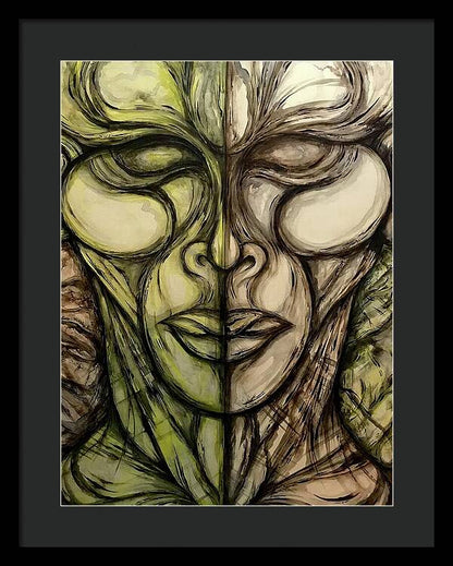 Alien Double - Framed Print