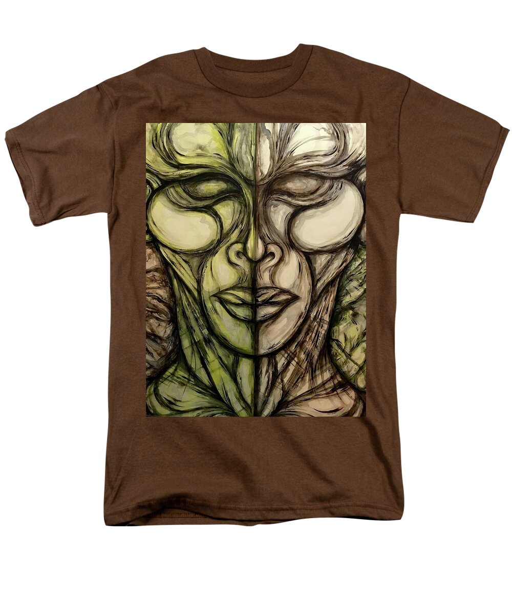 Alien Double - Men's T-Shirt  (Regular Fit)