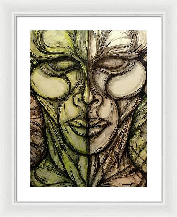 Alien Double - Framed Print